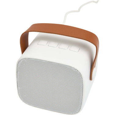 Logo trade corporate gift photo of: Diya 3W wireless recycled plastic speaker