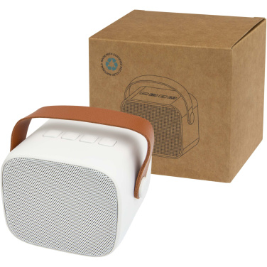 Logo trade promotional giveaway photo of: Diya 3W wireless recycled plastic speaker
