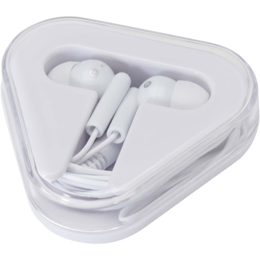 Logo trade promotional giveaways picture of: Rebel earbuds with recycled plastic storage box
