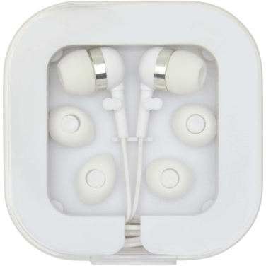 Logo trade corporate gifts image of: Baekdu wired Type-C headset with recycled plastic storage box