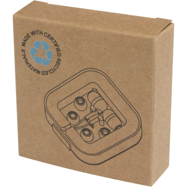 Logotrade promotional merchandise picture of: Baekdu wired Type-C headset with recycled plastic storage box