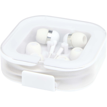 Logotrade promotional item image of: Baekdu wired Type-C headset with recycled plastic storage box