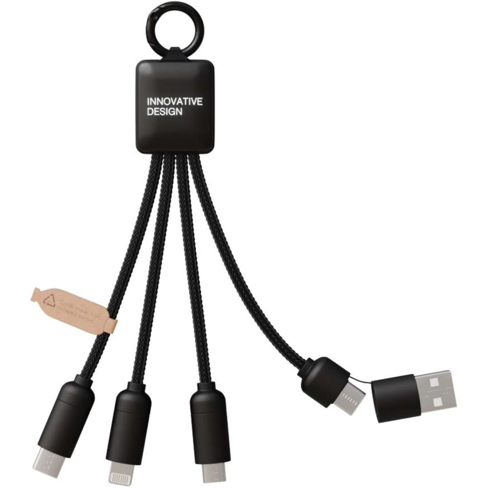 Logotrade advertising products photo of: SCX.design C13 15W 5-in-1 charging cable