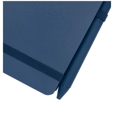 Logotrade promotional gift picture of: Thalaasa A6 hard cover ocean-bound notebook with ballpoint pen (black ink)