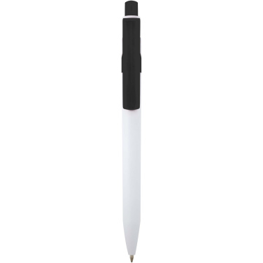 Logotrade business gift image of: Unica recycled plastic ballpoint pen (black ink)