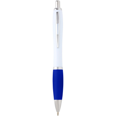 Logo trade promotional item photo of: Nash recycled plastic ballpoint pen (black ink)