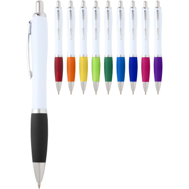 Logo trade promotional items picture of: Nash recycled plastic ballpoint pen (blue ink)