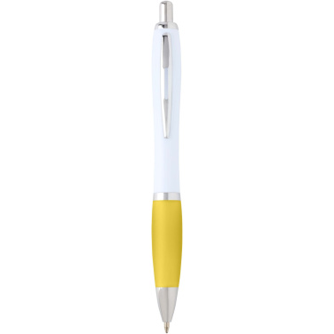 Logo trade promotional giveaways picture of: Nash recycled plastic ballpoint pen (blue ink)