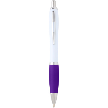 Logotrade promotional gift image of: Nash recycled plastic ballpoint pen (blue ink)