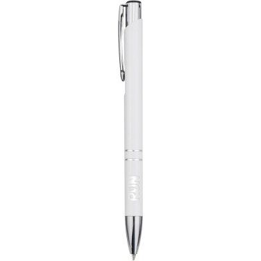 Logo trade promotional items picture of: Moneta recycled aluminium ballpoint pen (blue ink)