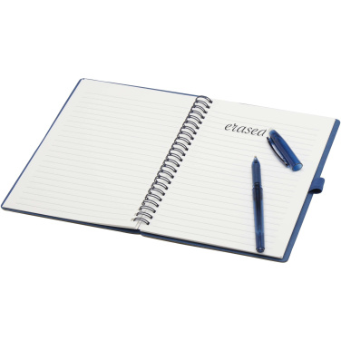 Logotrade promotional gift image of: Slate reusable soft cover notebook and pen set (black ink)