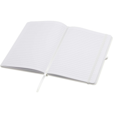 Logotrade promotional merchandise picture of: Teak A5 recycled hard cover notebook with lined pages