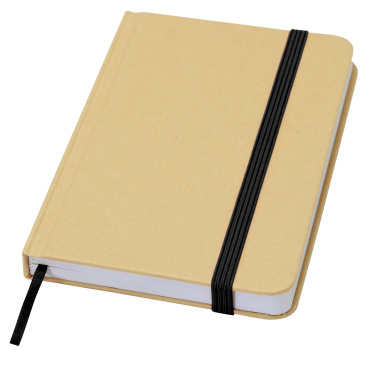 Logo trade corporate gift photo of: Reed A6 recycled hard cover notebook with plain pages