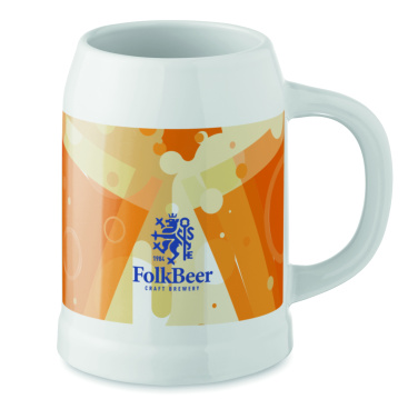Logo trade promotional giveaways picture of: Sublimation beer mug 500 ml