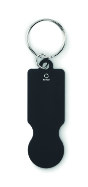 Logotrade business gifts photo of: Key ring with trolley token