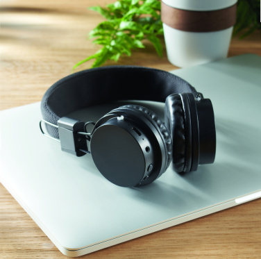 Logo trade corporate gifts image of: ABS wireless foldable headphone