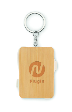 Logo trade promotional giveaways image of: Key ring charging cable