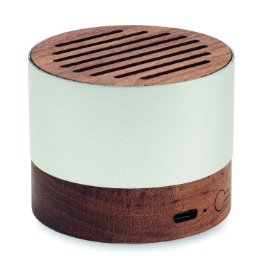 Logo trade promotional items image of: Recycled aluminium speaker