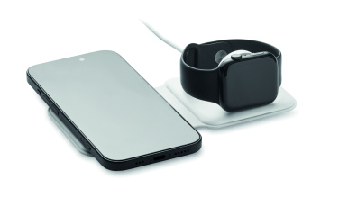 Logotrade promotional product image of: 2 in 1 foldable charger 15W