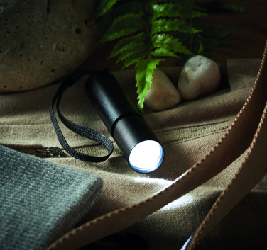 Logo trade promotional giveaway photo of: Aluminium rechargeable torch