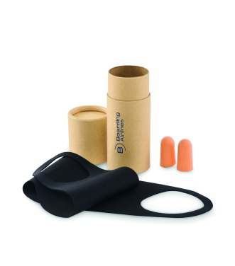 Logo trade promotional gifts image of: Travel set in paper tube box