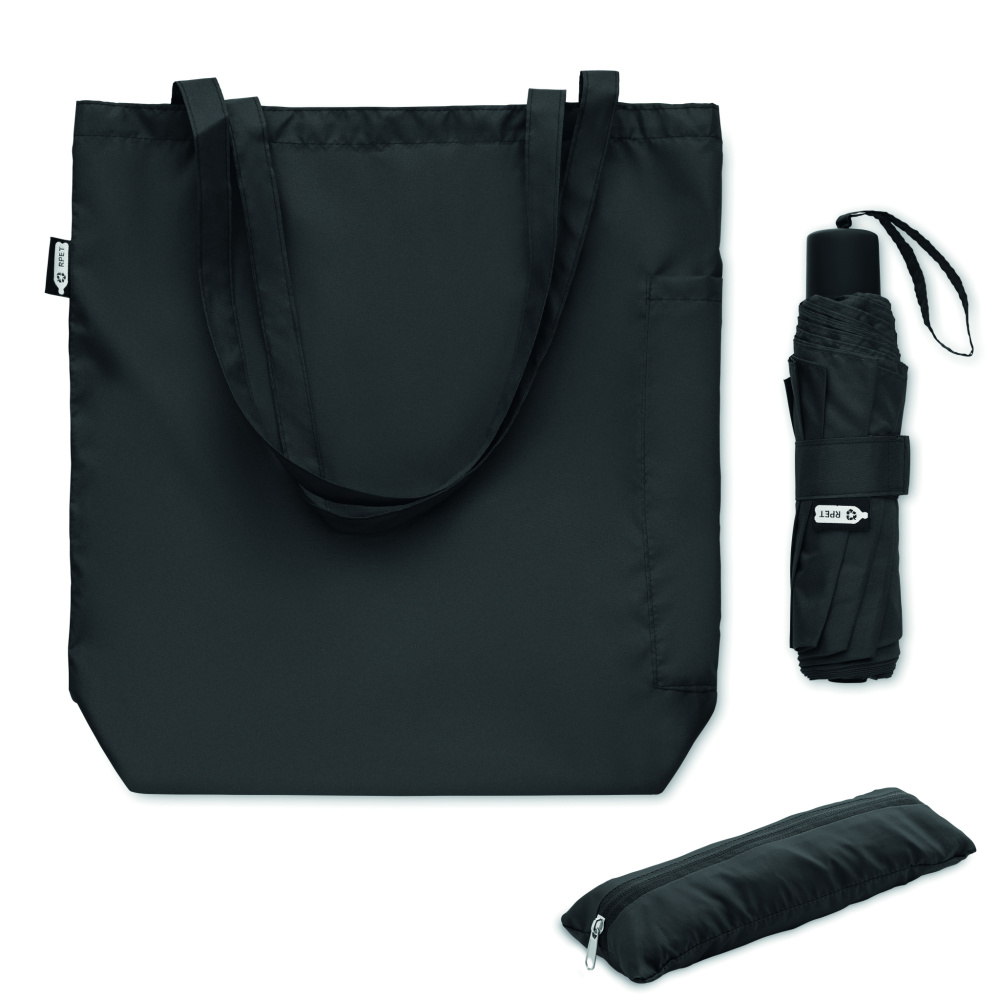 Logotrade promotional merchandise photo of: 21 inch RPET umbrella set