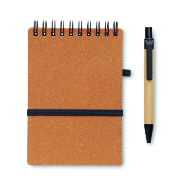 Logotrade promotional gifts photo of: Recycled notebook with ball pen
