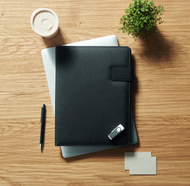 Logotrade advertising products photo of: A4 folder and wireless charger