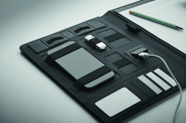 Logotrade promotional product picture of: A4 folder and wireless charger