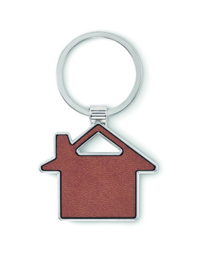 Logotrade promotional product image of: House shaped key ring