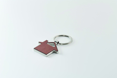 Logotrade corporate gift image of: House shaped key ring