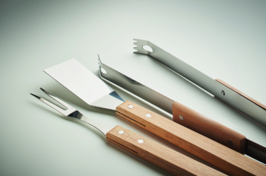 Logo trade promotional merchandise photo of: Oakwood barbecue set