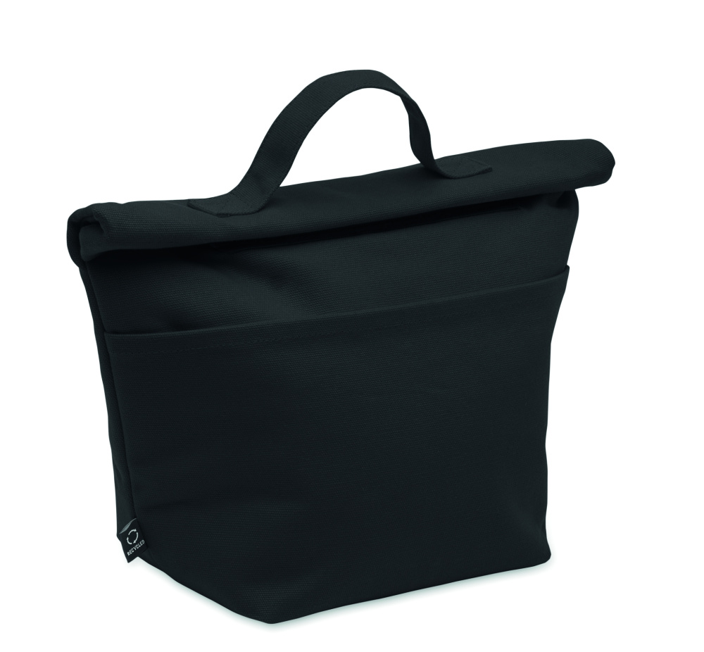 Logo trade promotional merchandise photo of: Recycled cotton cooler bag