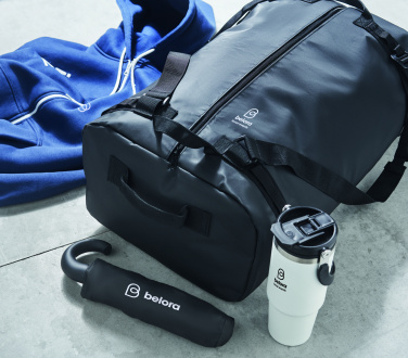 Logo trade promotional merchandise photo of: Travel tarpaulin duffle bag