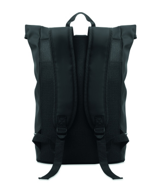 Logotrade promotional products photo of: Laptop 15" roll top PU backpack