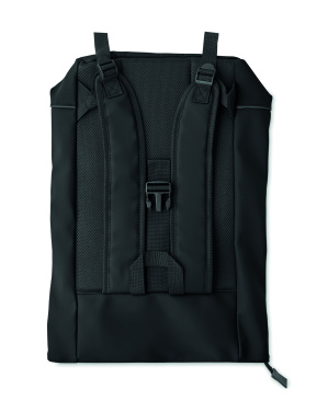 Logotrade promotional giveaway image of: Laptop 15" roll top PU backpack