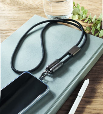 Logo trade advertising products image of: 60W phone holder lanyard cable