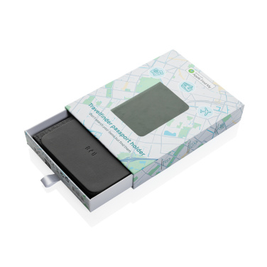 Logotrade promotional giveaway picture of: Trackmate RCS rpolyester passport holder worldwide locating