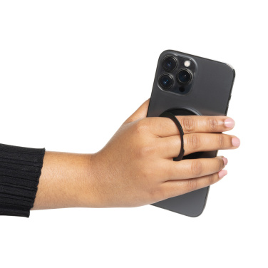 Logo trade promotional products image of: Terra Magnetic RCS rplastic magnetic phone holder with ring