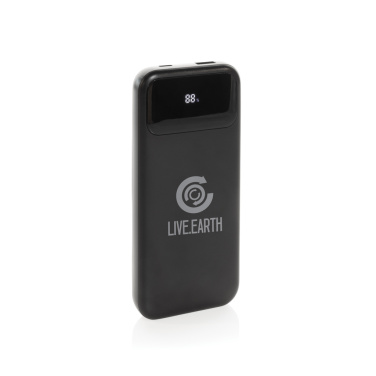 Logo trade promotional products image of: Turbopack RCS rplastic powerbank 10.000 integrated cables