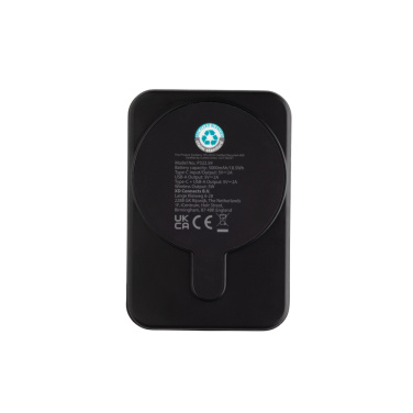 Logotrade promotional giveaway picture of: Stellar RCS recycled plastic 5000 mah 5W magnetic powerbank