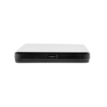 Logo trade corporate gifts picture of: Orion RCS recycled aluminum 5000 mah 5W magnetic powerbank