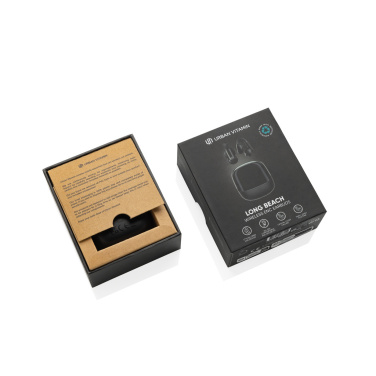 Logo trade business gift photo of: Urban Vitamin Long Beach ENC rplastic wireless earbuds