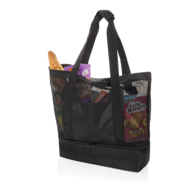 Logo trade business gift photo of: Iqlo Aware™ RPET 2-in-1 cooler tote