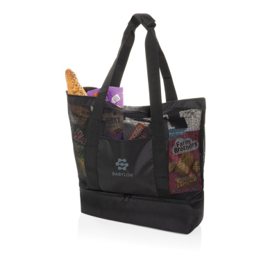 Logo trade promotional product photo of: Iqlo Aware™ RPET 2-in-1 cooler tote