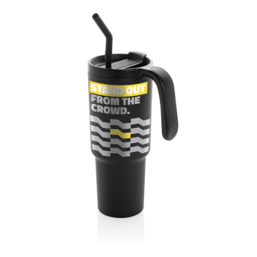 Logotrade corporate gift image of: Graphic 360 RCS certified recycled steel tumbler 900ml