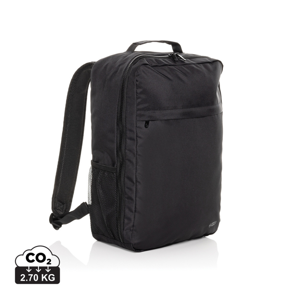 Logo trade promotional items picture of: Swiss Peak Aware™ RPET Essential 15.6 inch laptop backpack