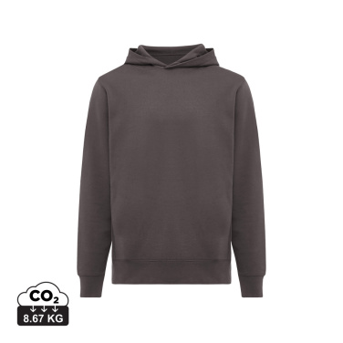 Logo trade promotional giveaways picture of: Iqoniq Yengo recycled cotton hoodie with sidepockets