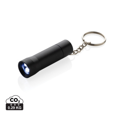 Logo trade promotional product photo of: Flash RCS recycled aluminium keychain torch