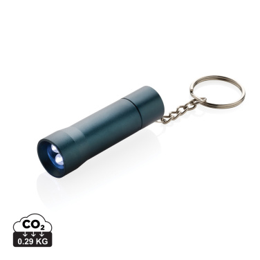 Logotrade advertising product picture of: Flash RCS recycled aluminium keychain torch